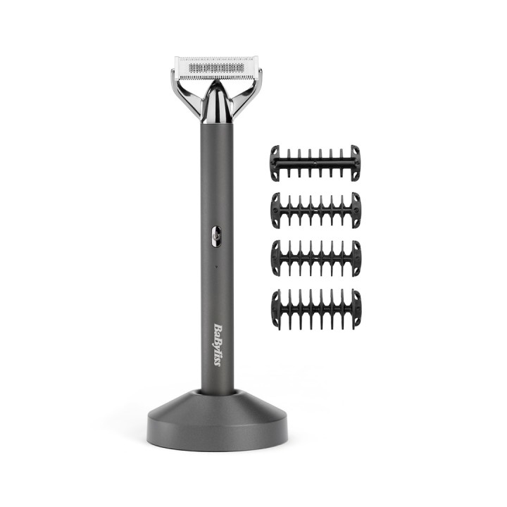 BaByliss Super-X Regolabarba Metal OT996E a batteria 5 5 mm bagnato e asciutto argento