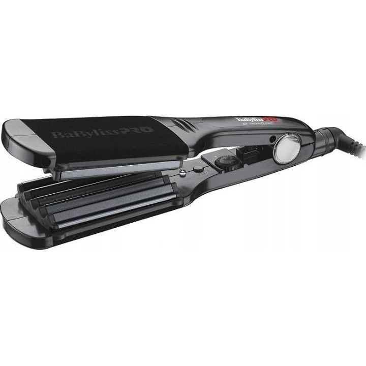 BaByliss The Crimper Piastra ondulante Caldo Nero Rosa 70.9 (1.8 m)