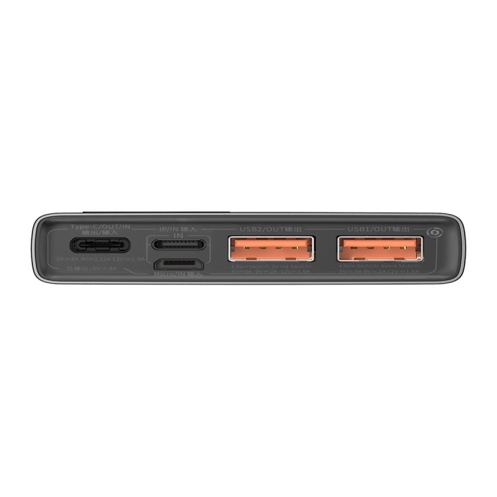 Baseus Powerbank in metallo Adaman 10000 mAh 22.5W nero