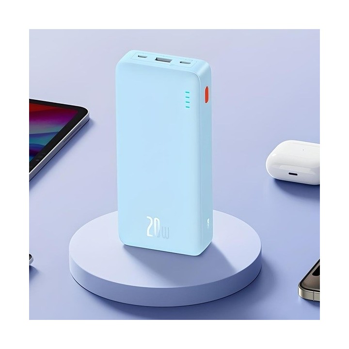 Baseus Airpow polimero al litio (LiPo) 20000 mAh blu