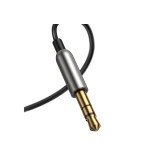 Baseus CABA01-01 cavo audio 0.5 m 3.5mm USB Type-A nero