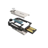 Baseus CABA01-01 cavo audio 0.5 m 3.5mm USB Type-A nero