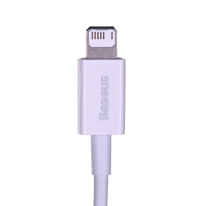 Baseus CALYS-A02 Cavo per cellulare bianco 1 m USB A Lightning