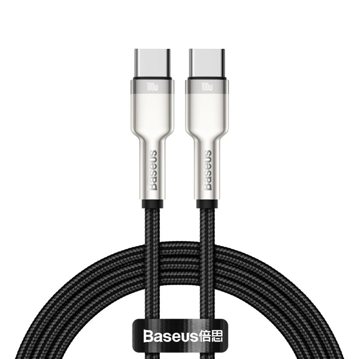 Baseus CATJK-C01 Cavo per cellulare nero 1 m USB C