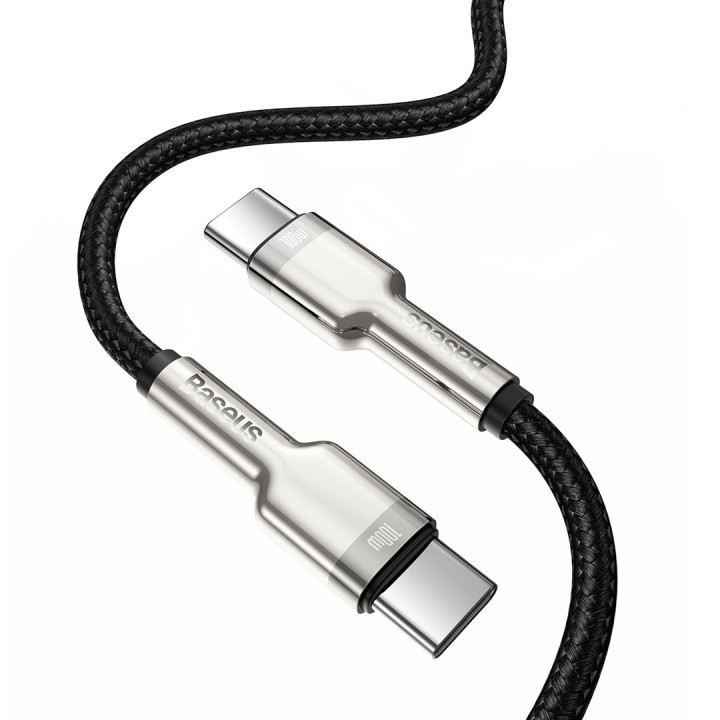 Baseus CATJK-C01 Cavo per cellulare nero 1 m USB C