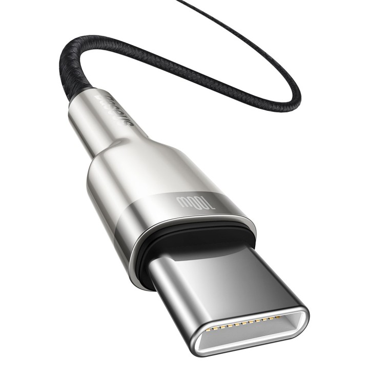 Baseus CATJK-C01 Cavo per cellulare nero 1 m USB C