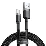 Baseus CATKLF-BG1 USB cavo 1 m USB A USB C nero