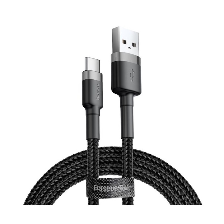 Baseus CATKLF-BG1 USB cavo 1 m USB A USB C nero