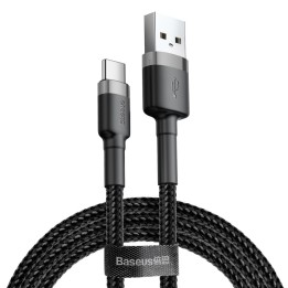 Baseus CATKLF-CG1 USB cavo 2 m USB A USB C nero grigio