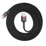 Baseus CATKLF-U91 USB cavo USB 2.0 3 m USB A USB C nero rosso