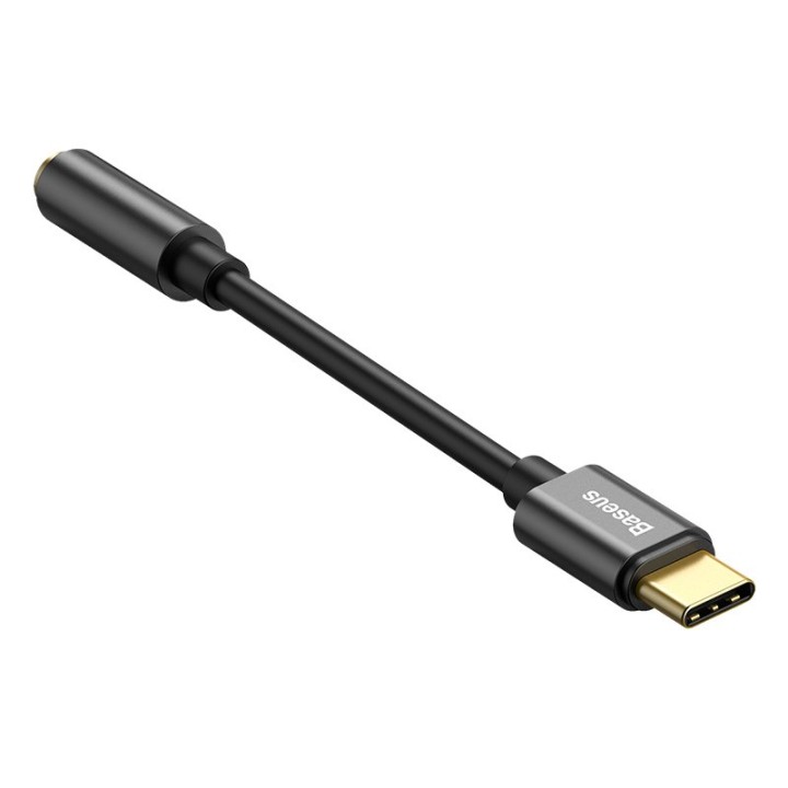 Baseus CATL54-01 adattatore genere cavo Type-C 3.5mm nero