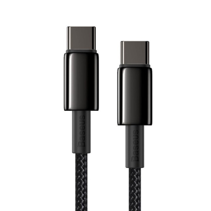 Baseus CATWJ-01 USB cavo 1 m USB C 100 W nero