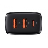 Baseus CCXJ-E01 Caricabatterie per dispositivo mobile Smartphone Smartwatch Tablet nero AC Ricarica veloce da interno