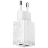 Baseus Caricatore universale compatto bianco AC interno