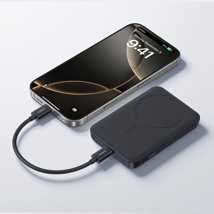 Baseus EnerFill FM11 10000 mAh ricarica wireless nero