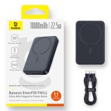 Baseus EnerFill FM11 10000 mAh ricarica wireless nero