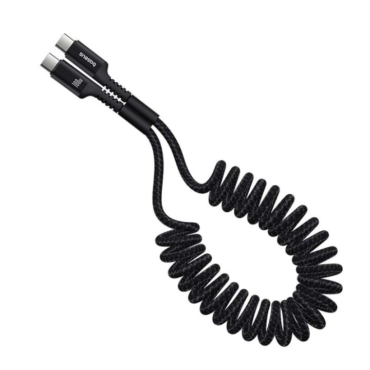 Baseus cavo ricarica rapida Fish-Eye USB C a USB C 1 m 100 W nero