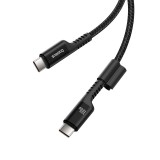 Baseus cavo ricarica rapida Fish-Eye USB C a USB C 1 m 100 W nero