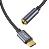 Baseus L54 cavo telefono mobile nero grigio USB C 3.5mm