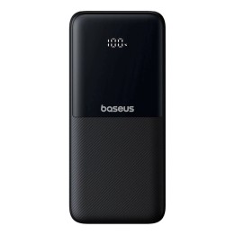 Baseus Lipow power bank con doppio cavo integrato e display 10000mAh 22.5W nero