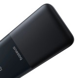Baseus Lipow power bank con doppio cavo integrato e display 10000mAh 22.5W nero