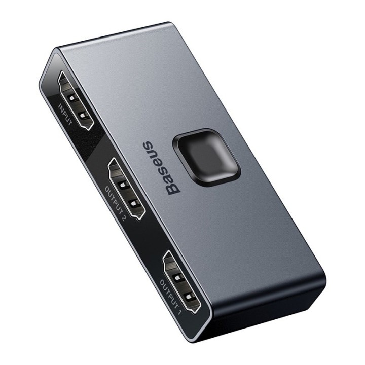 Baseus Matrix HDMI 4K HD Splitter Splitter cavo grigio