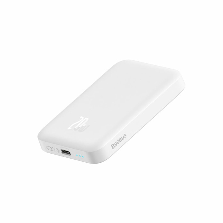 Baseus P10059002223-00 power bank 6000 mAh ricarica wireless bianco