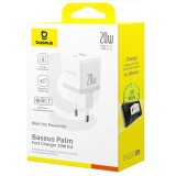 Baseus Palm Universal bianco AC ricarica rapida interno