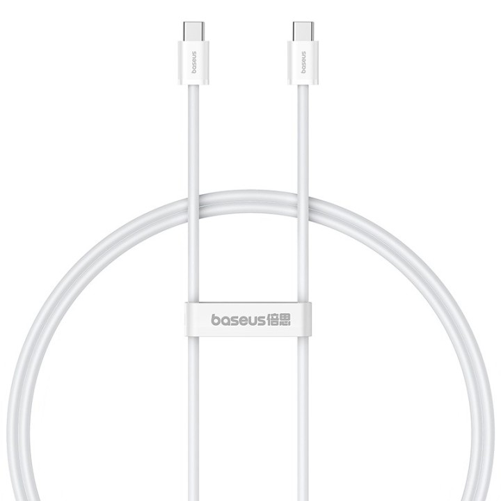 Baseus Superior USB C a cavo dati USB C 1 m 30 W bianco