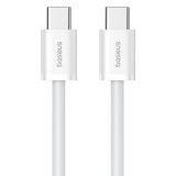 Baseus Superior USB C a cavo dati USB C 1 m 30 W bianco
