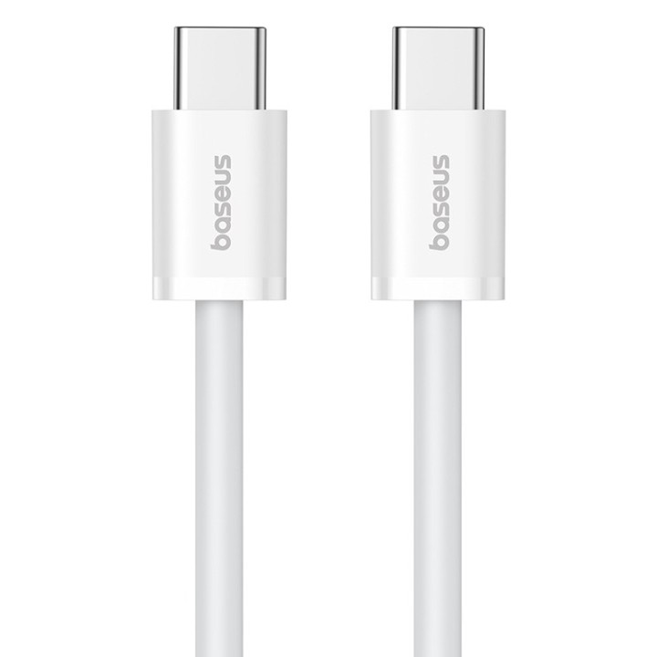 Baseus Superior USB C a cavo dati USB C 1 m 30 W bianco