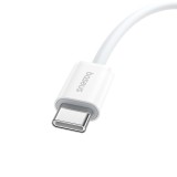 Baseus Superior USB C a cavo dati USB C 1 m 30 W bianco