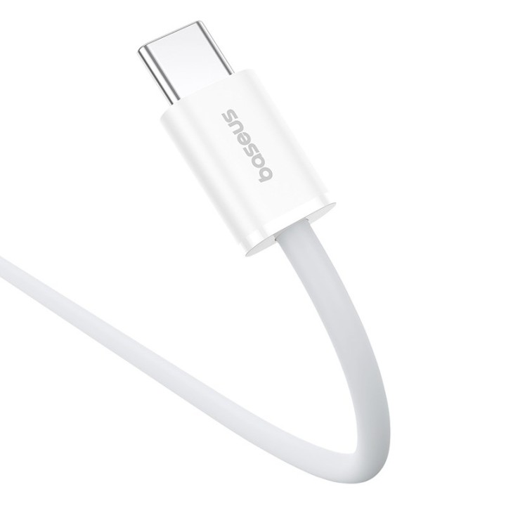Baseus Superior USB C a cavo dati USB C 1 m 30 W bianco