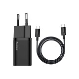 Baseus TZCCSUP-L01 Caricabatterie per dispositivo mobile Smartphone nero AC USB Ricarica veloce da interno