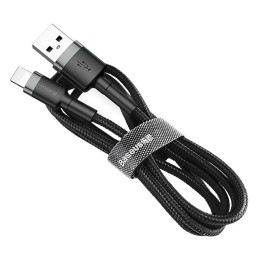 Cavo Lightning USB Baseus Cafule 1.5A 2m (grigio e nero)
