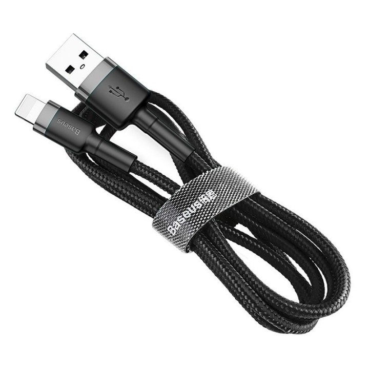 Cavo Lightning USB Baseus Cafule 1.5A 2m (grigio e nero)