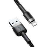 Cavo Lightning USB Baseus Cafule 1.5A 2m (grigio e nero)