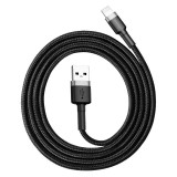 Cavo Lightning USB Baseus Cafule 1.5A 2m (grigio e nero)