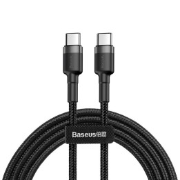 Cavo USB-C PD Baseus Cafule PD 2.0 QC 3.0 60W 1m (nero e grigio)