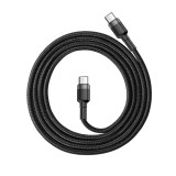 Cavo USB-C PD Baseus Cafule PD 2.0 QC 3.0 60W 1m (nero e grigio)