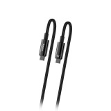 Cavo Baseus Tungsten Gold USB-C a USB-C 480 Mb/s 240 W 1 m nero