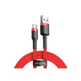 USB-C cavo Baseus Cafule 2A 2m (rosso)