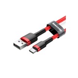 USB-C cavo Baseus Cafule 2A 2m (rosso)