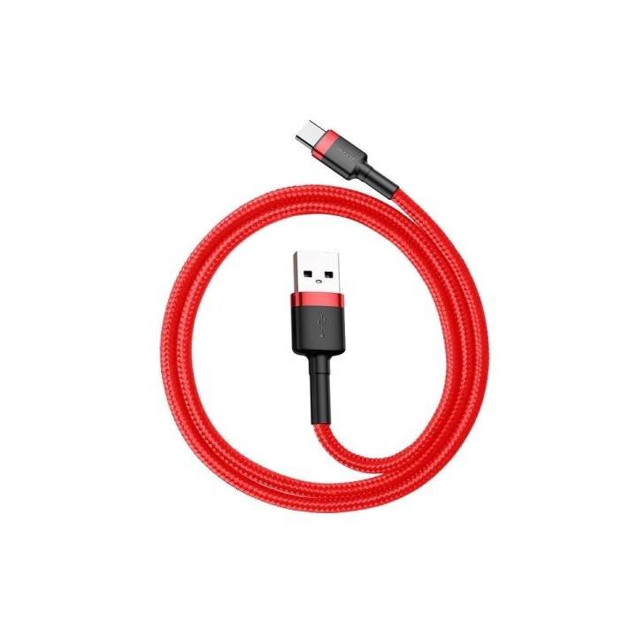 USB-C cavo Baseus Cafule 2A 2m (rosso)