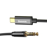 USB-C a 3.5mm cavo audio mini jack Baseus Yiven 1.2m (nero)