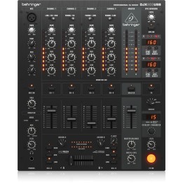Behringer DJX900USB - mixer DJ professionista a 5 canali con crossfader 'Contact-Free' INFINIUM VCA effetti digitali avanzati e 