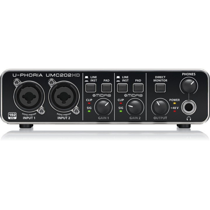 Behringer UMC202HD interfaccia audio per registrazione
