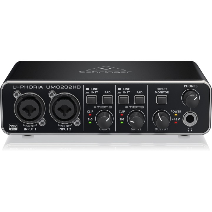 Behringer UMC202HD interfaccia audio per registrazione