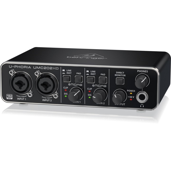 Behringer UMC202HD interfaccia audio per registrazione