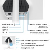 BenQ EX271U monitor per computer 68.6 cm (27 ) 3840 x 2160 pixel 4K Ultra HD LED nero bianco